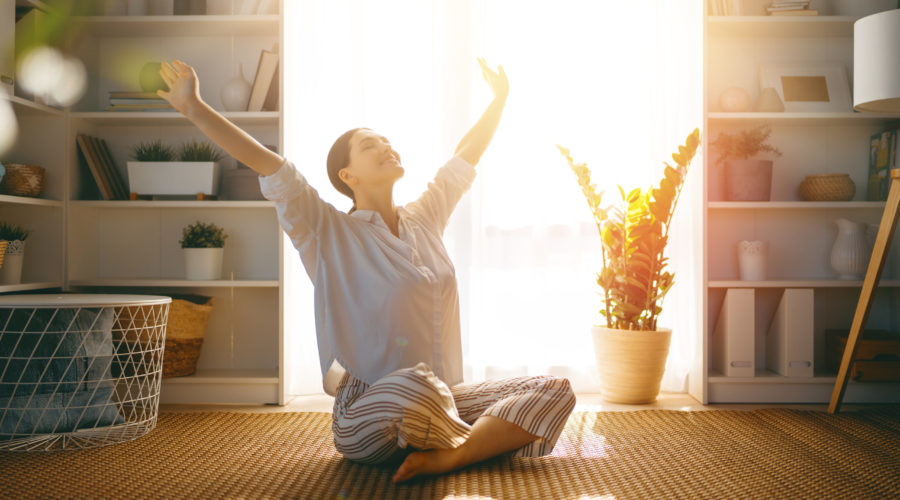 Ideas for Making Your Home a Fun and Inviting Space 3 woman resting at home
