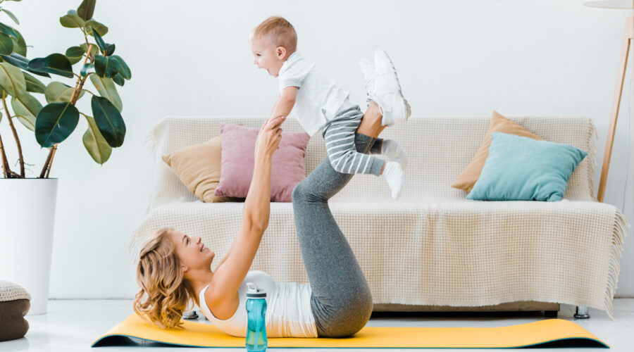 Tips for Raising a Child 1 woman lying on fitness mat looking up and raising 2022 12 16 19 51 51 utc scaled