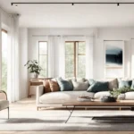 a bright, modern living room with a freshly updated interior showcasing elegant furniture and wide, open spaces.