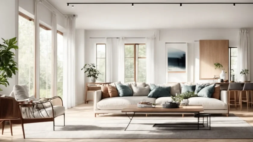 How Hiring Glendale Home Renovation Contractors Transforms Your Living Space? 1 a bright, modern living room with a freshly updated interior showcasing elegant furniture and wide, open spaces.